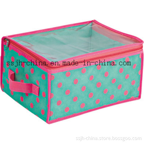 Green Foldable Printing Storage Box with PVC Cover (TN-SBX 922)